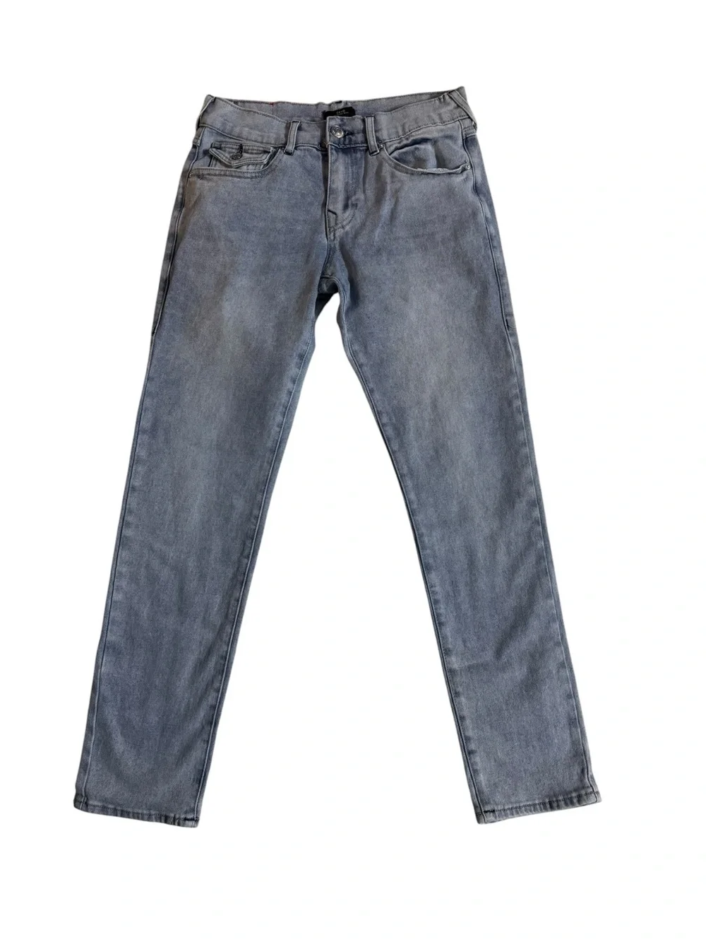 True Religion Blue Gray Slim Fit Jeans